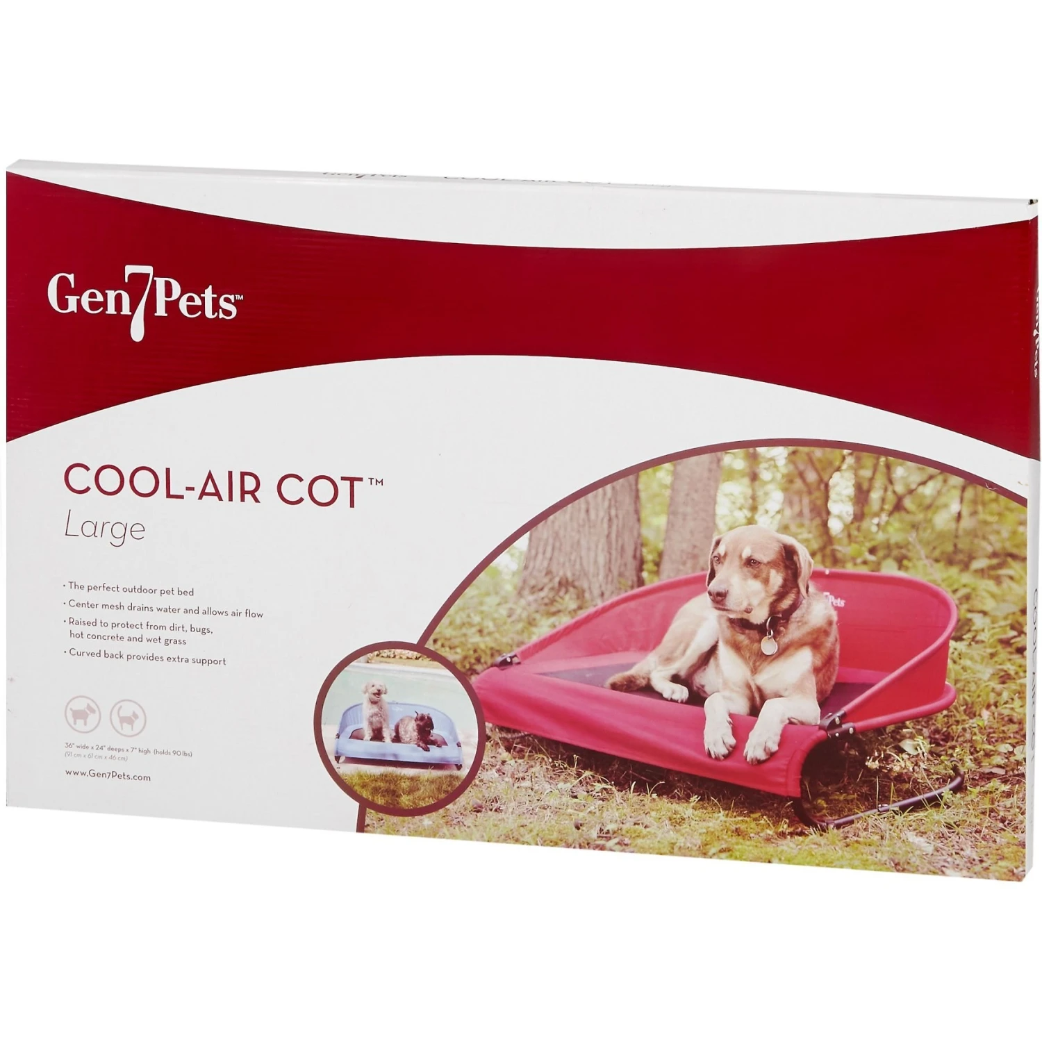 Gen7Pets Cool-Air Cot Elevated Dog Bed - Image 8