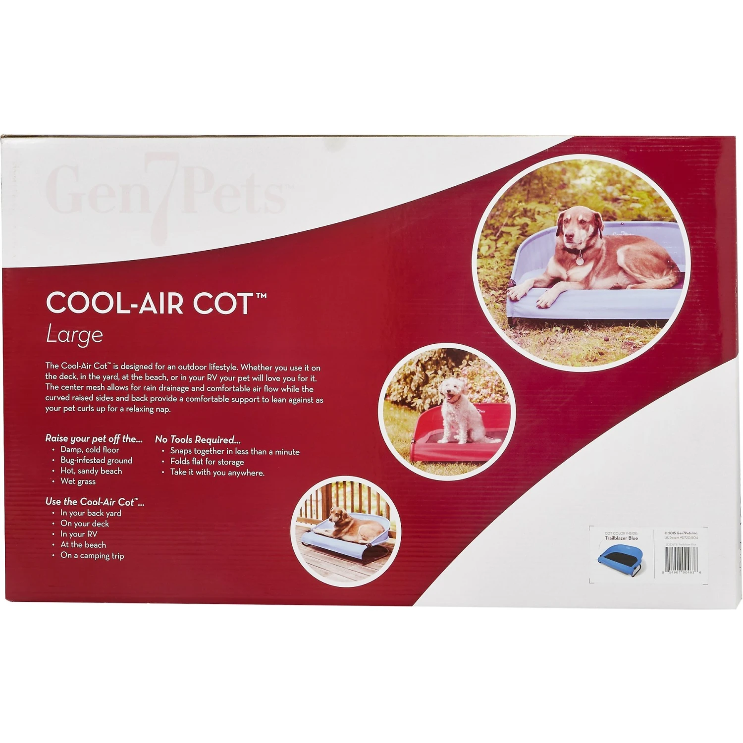 Gen7Pets Cool-Air Cot Elevated Dog Bed - Image 9