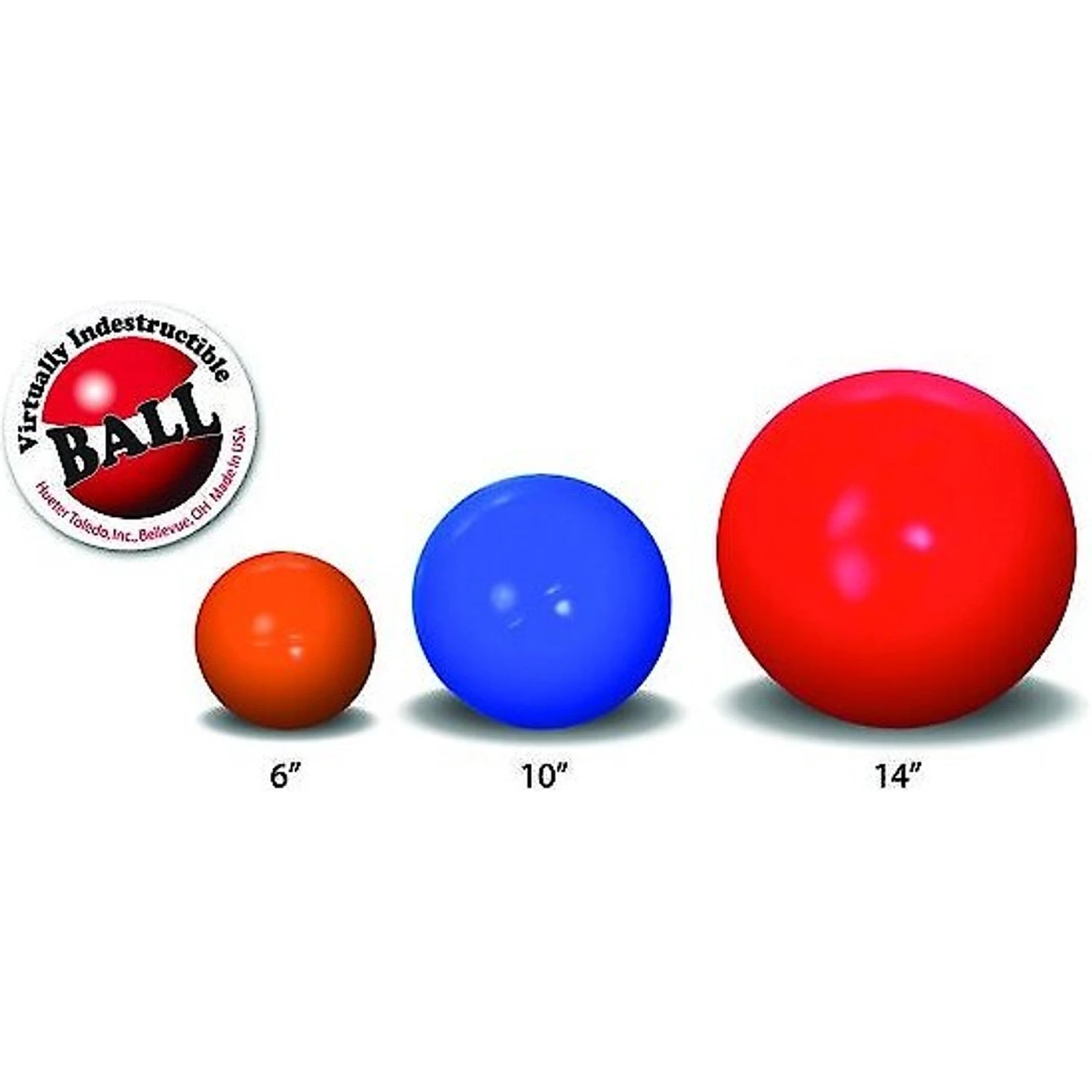 The Virtually Indestructible Ball Dog Toy, Color Varies - Image 2