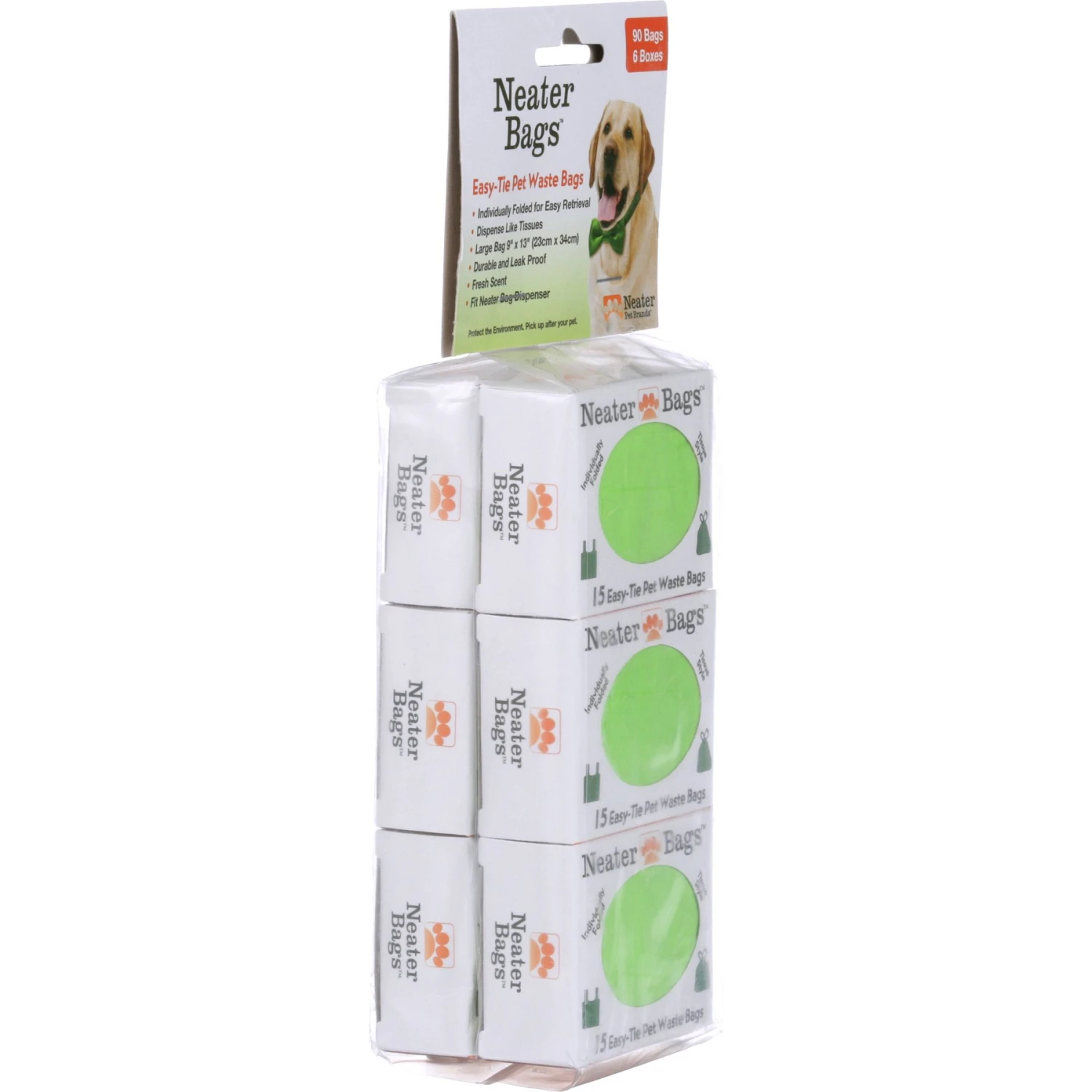 Neater Pets Neater Bags Easy-Tie Tissue-Like Dispensing Pet Waste Refill Bags - Image 5