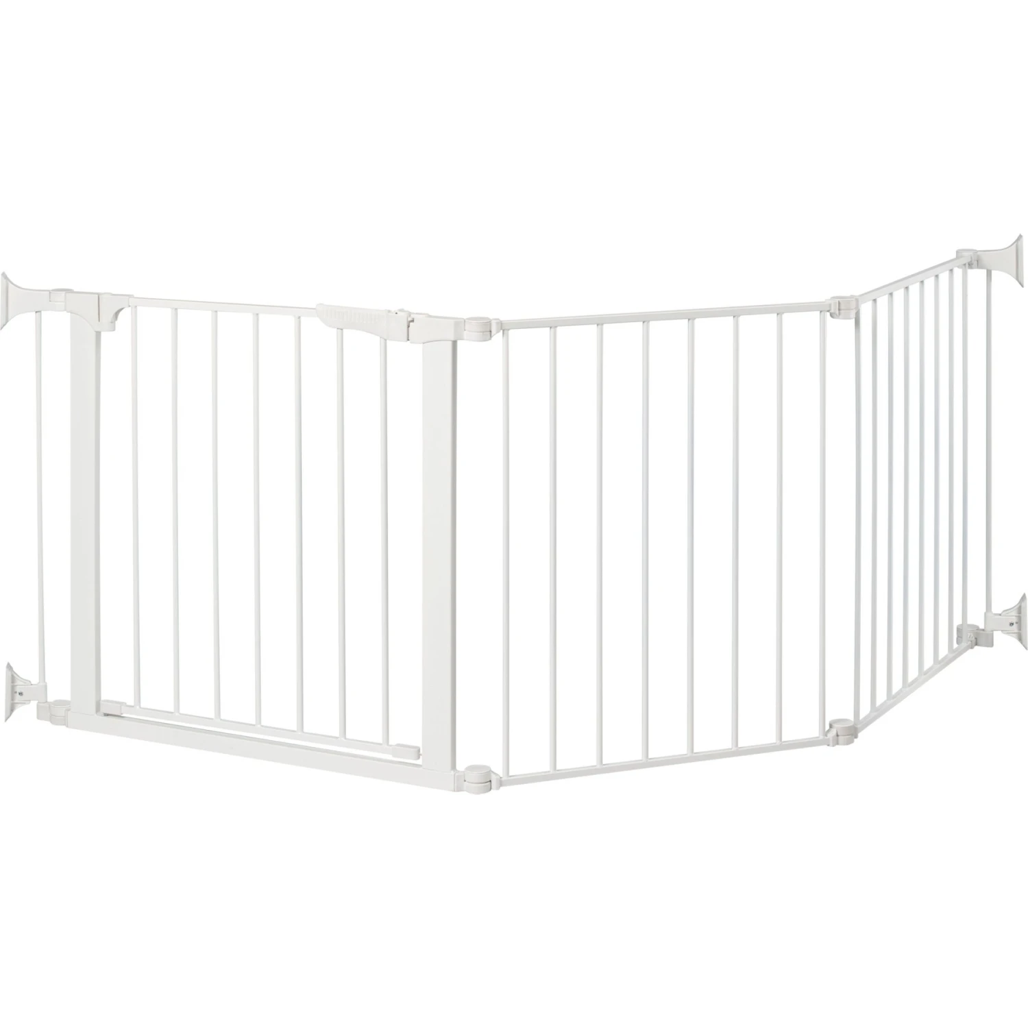 Command Pet Products Auto Closing Custom Fit Pet Gate, White - Image 2