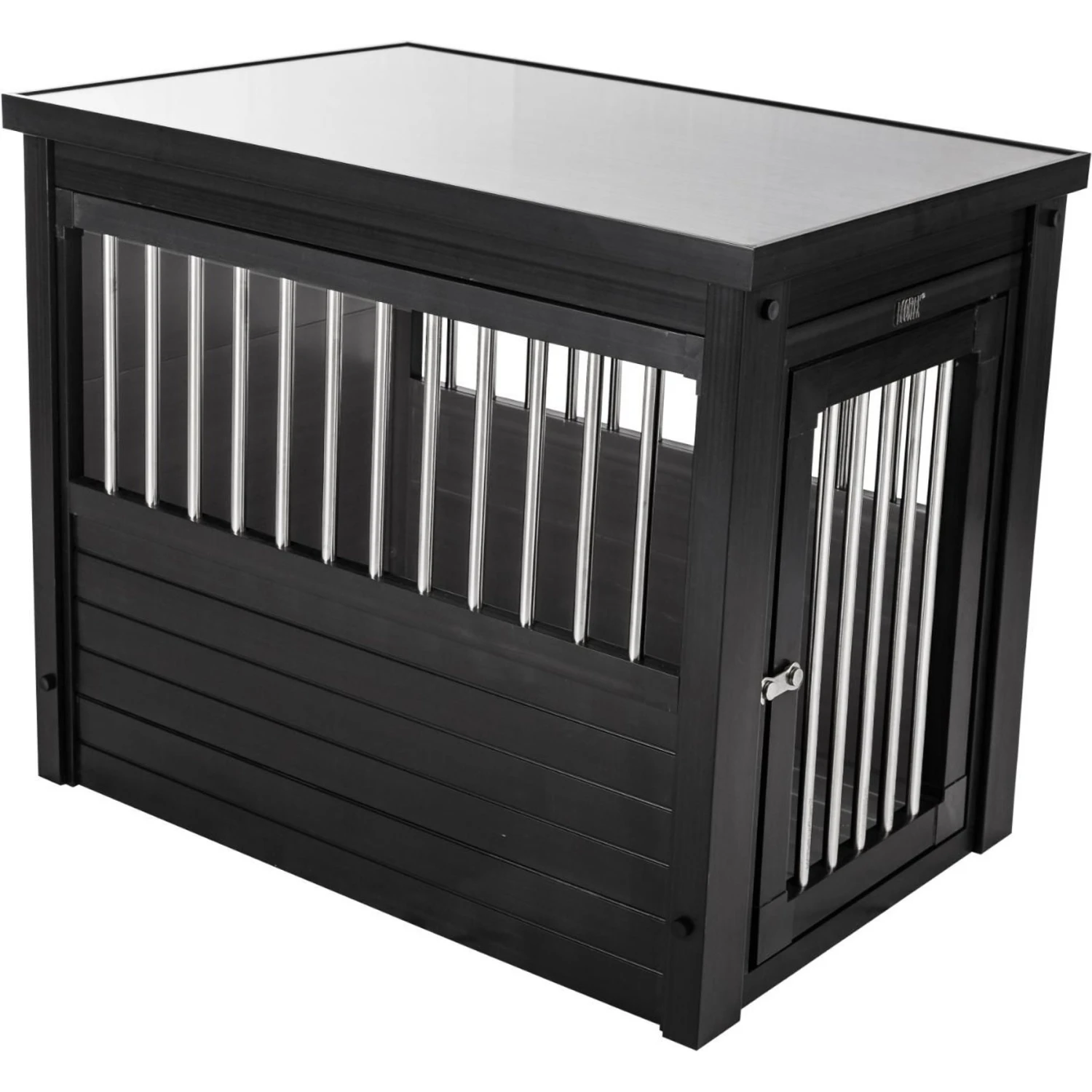 New Age Pet EcoFLEX Single Door Furniture Style Dog Crate & End Table