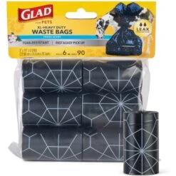 Glad For Pets Waste Bags Refill Pack, 90 Count