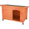 TRIXIE Natura Classic Dog House With Weatherproof Finish, Elevated Floor