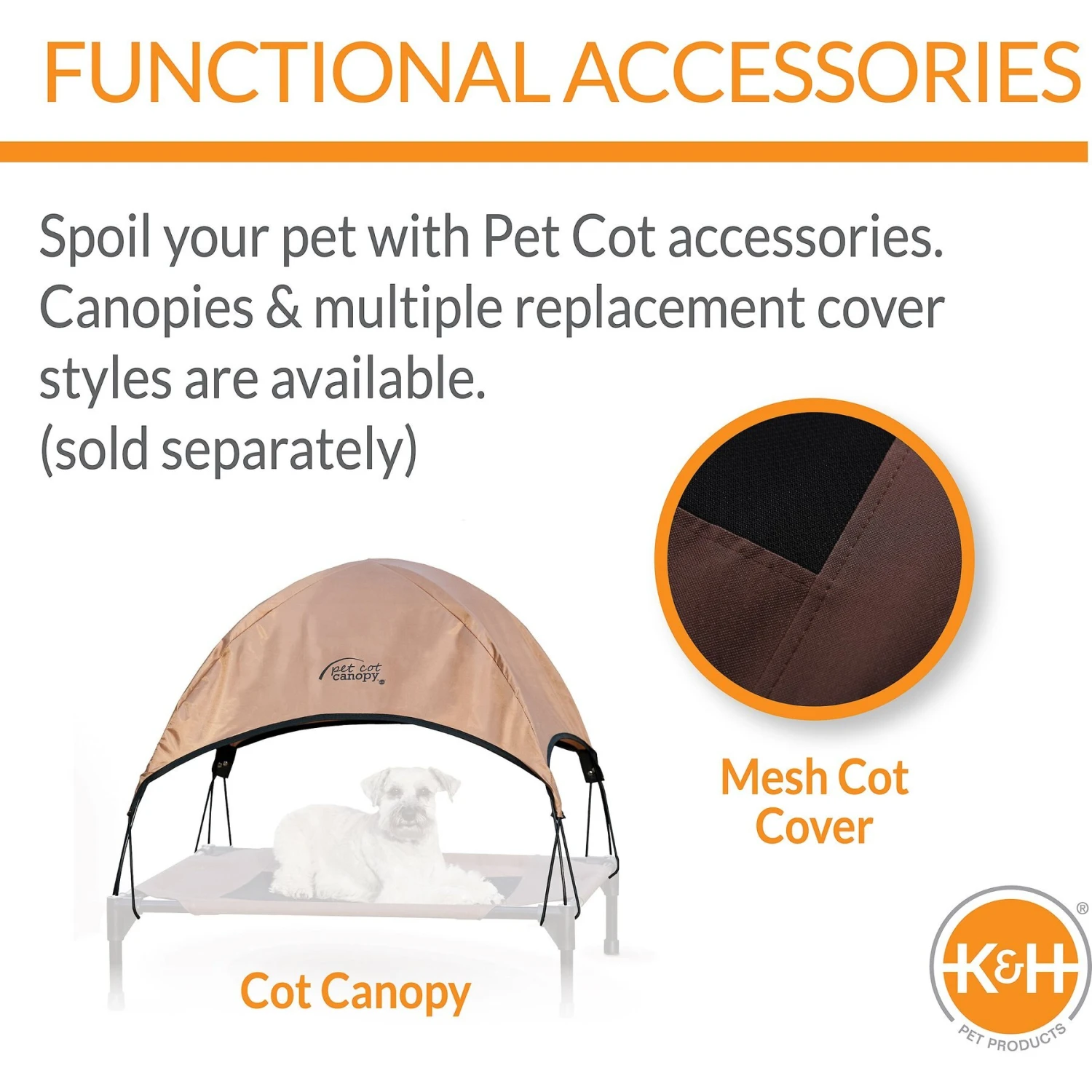 K&H Pet Products Comfy Pet Cot Elevated Pet Bed - Image 4