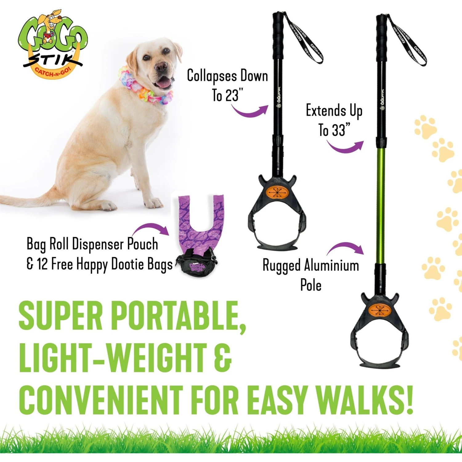 Pooch Approved Products GoGo Stik Pooper Scooper - Image 4