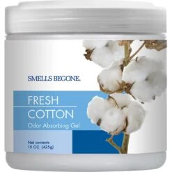 Smells Begone Fresh Cotton Odor Absorbing Solid Gel