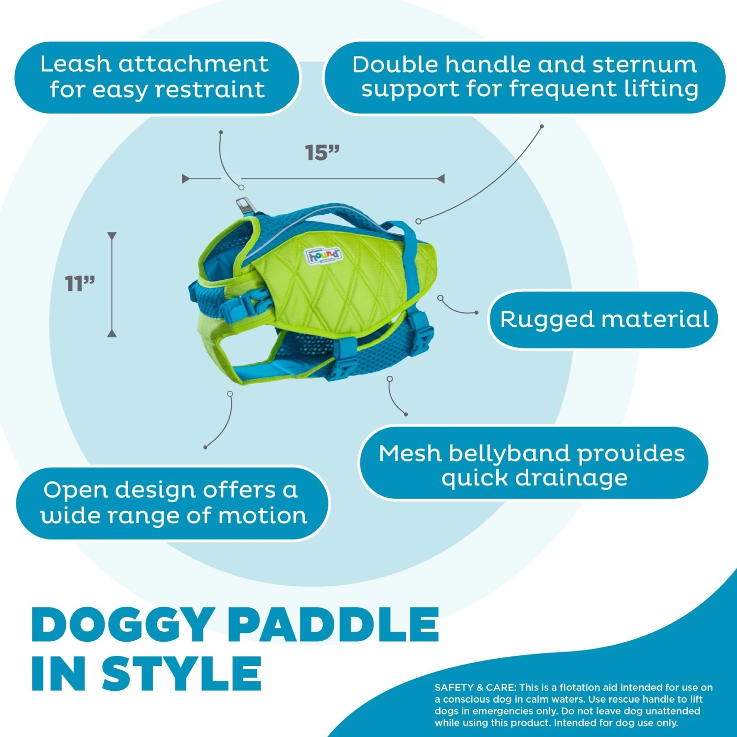 Outward Hound Standley Sport Dog Life Jacket - Image 4