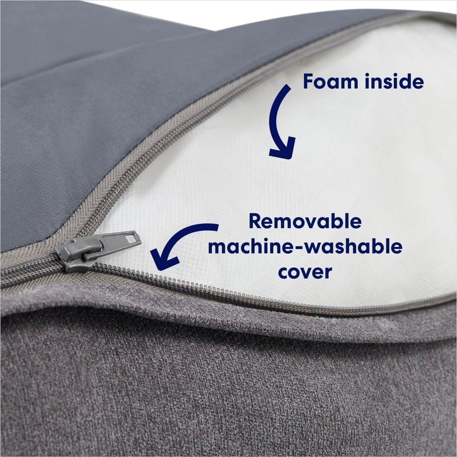 Frisco Plush Orthopedic Bolster Dog Bed W/Removable Cover - Image 3