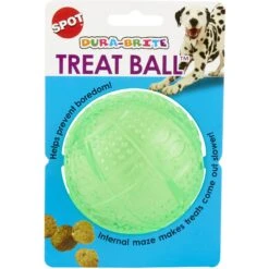Ethical Pet Dura Brite Treat Dispenser Ball Dog Toy, Color Varies