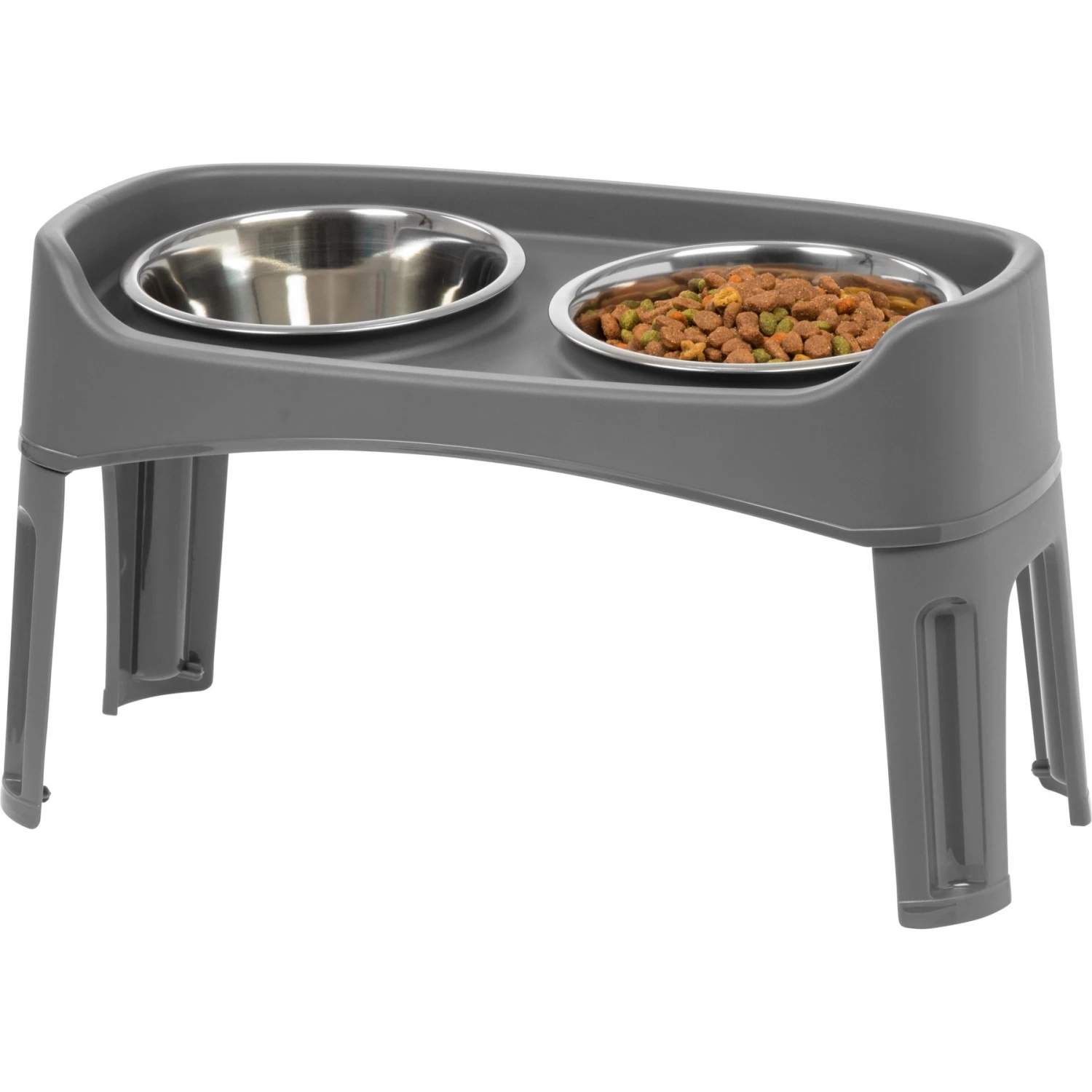 IRIS USA Elevated Dog Feeder With Attachable Feet
