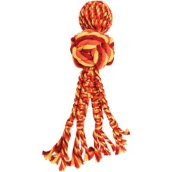 KONG Wubba Weaves With Rope Dog Toy, Color Varies