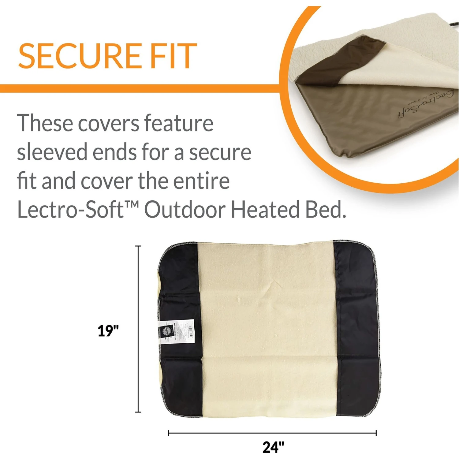 K&H Pet Products Lectro-Soft Replacement Cover Fleece - Image 2