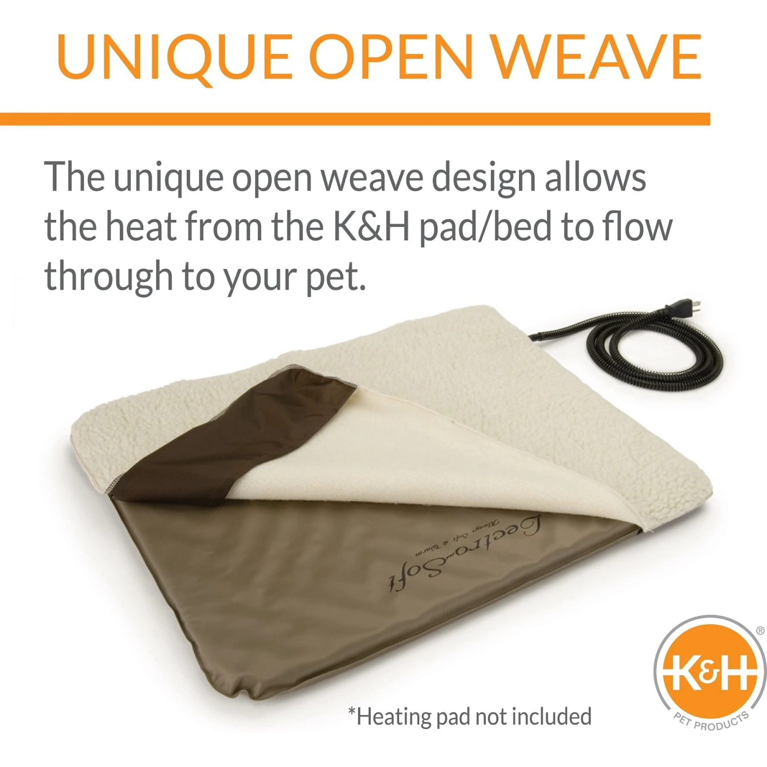 K&H Pet Products Lectro-Soft Replacement Cover Fleece - Image 3