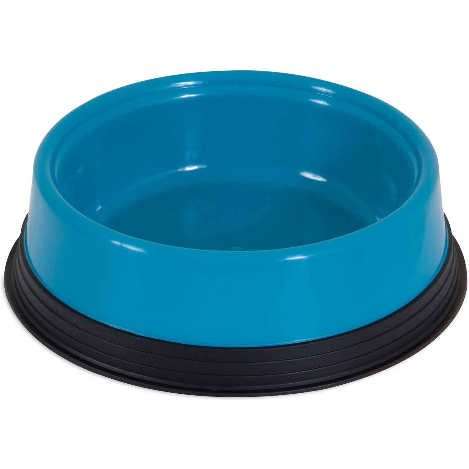 JW Pet Skid Stop Basic Non-Skid Plastic Dog Bowl, 10-cup, Color Varies - Image 2