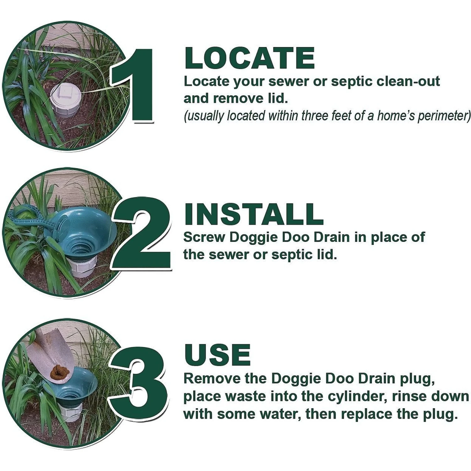Doggie Doo Drain Pet Waste Removal - Image 3