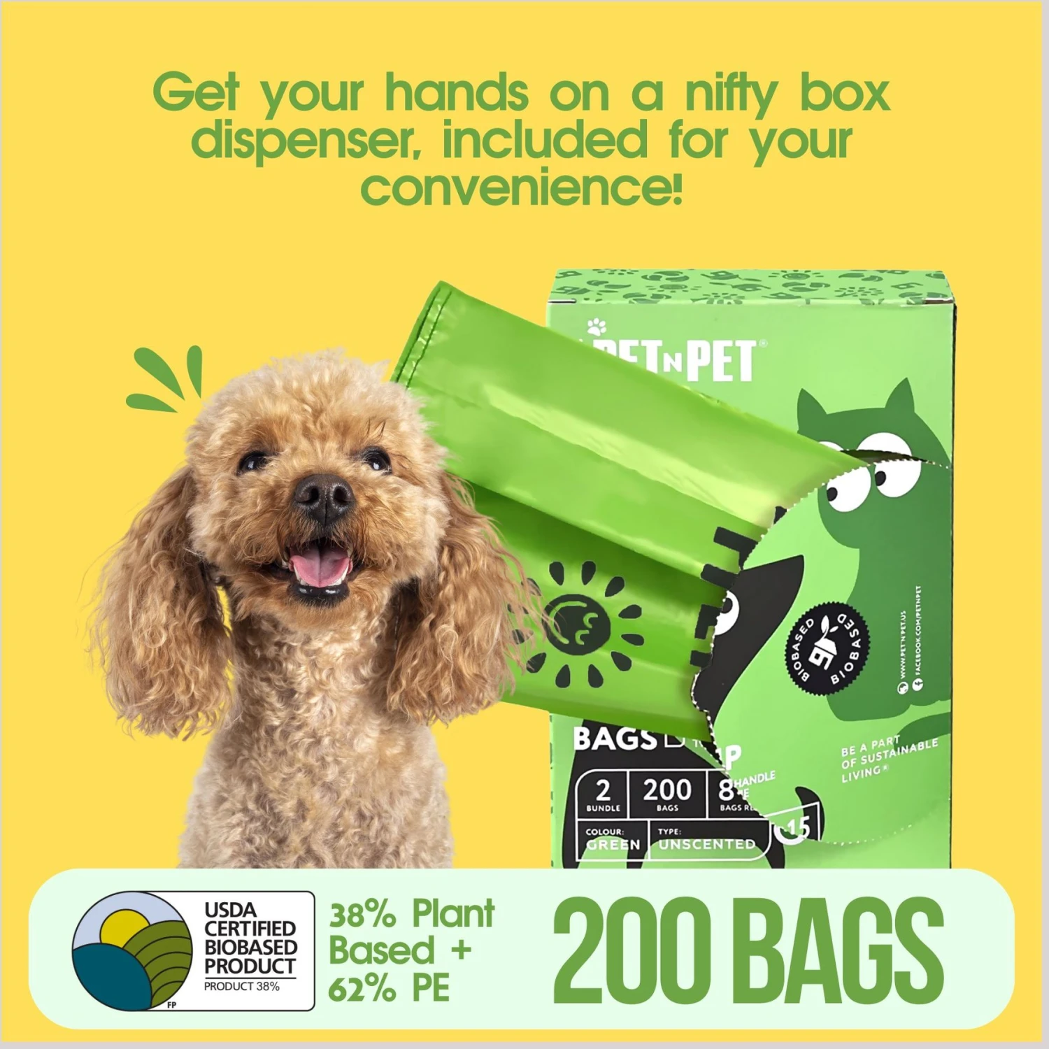 PET N PET Tie Handle Dog Poop Bags - Image 3