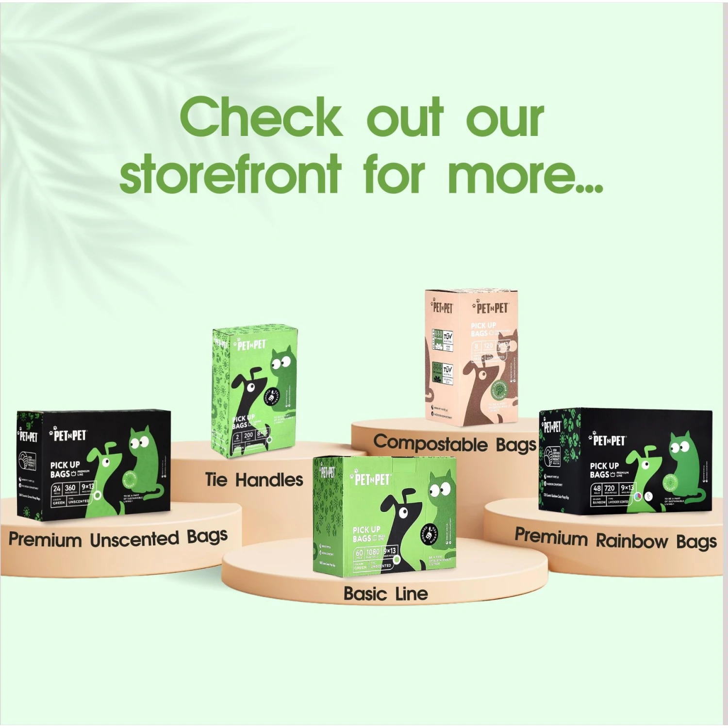 PET N PET Tie Handle Dog Poop Bags - Image 7