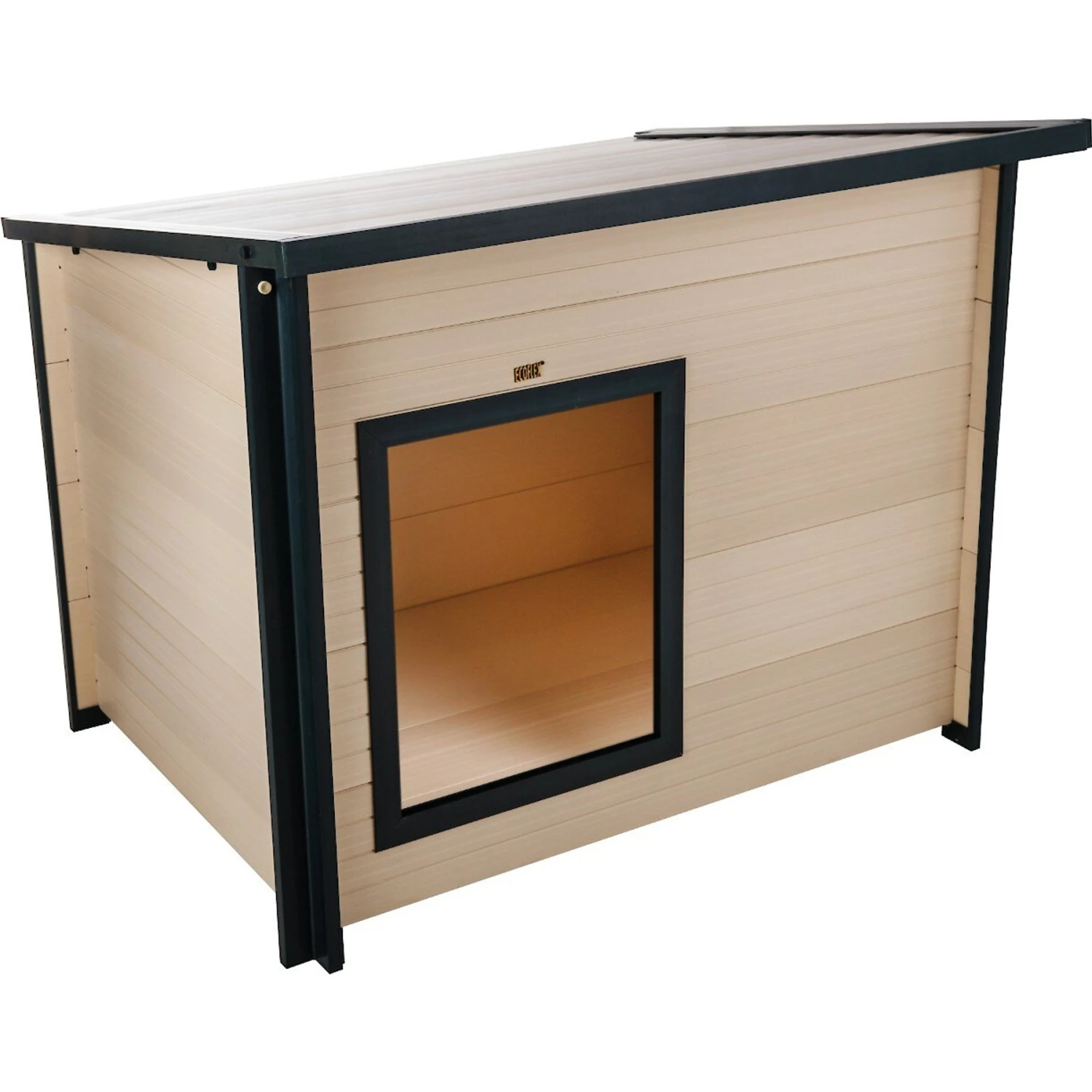 New Age Pet ECOFLEX Rustic Lodge Style Outdoor Dog House - Image 5