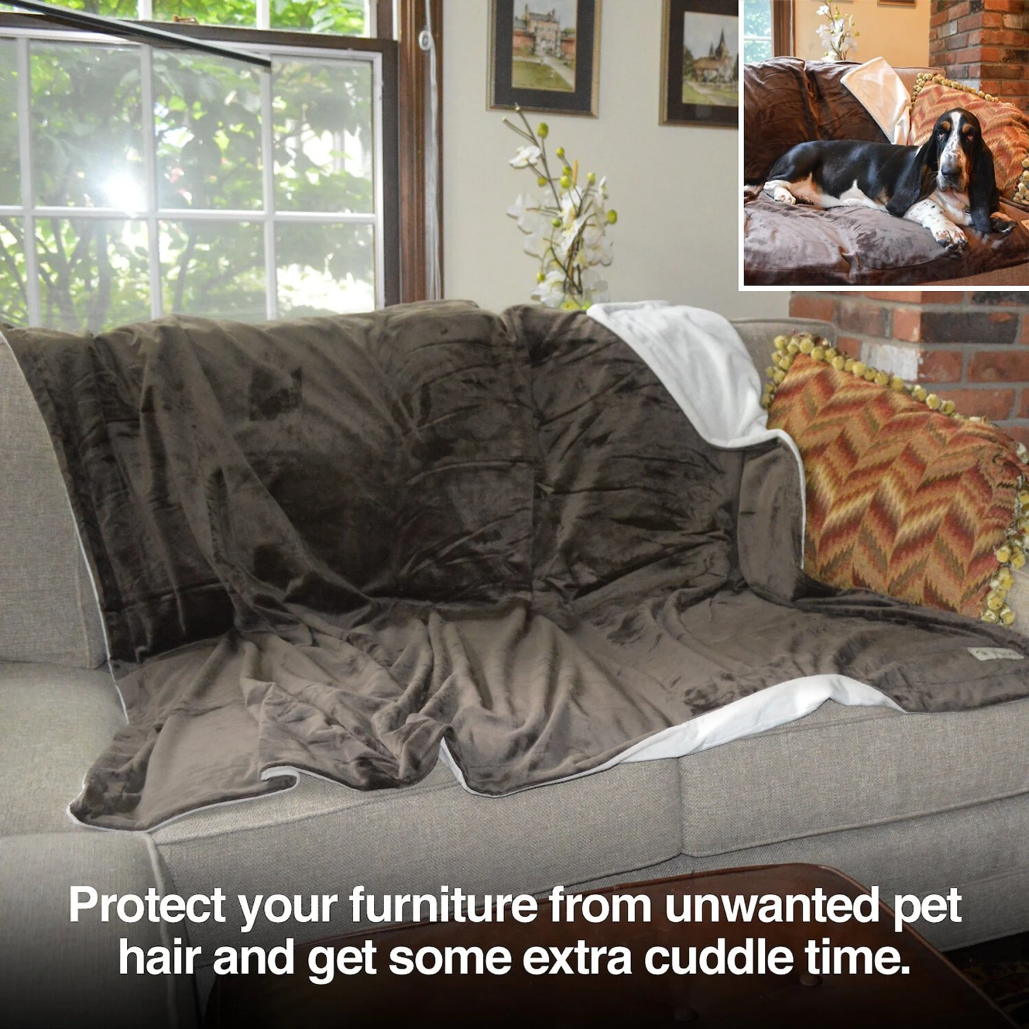 PetFusion Premium Reversible Dog & Cat Blanket - Image 2