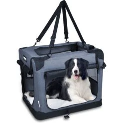Jespet 3-Door Collapsible Soft-Sided Dog Crate