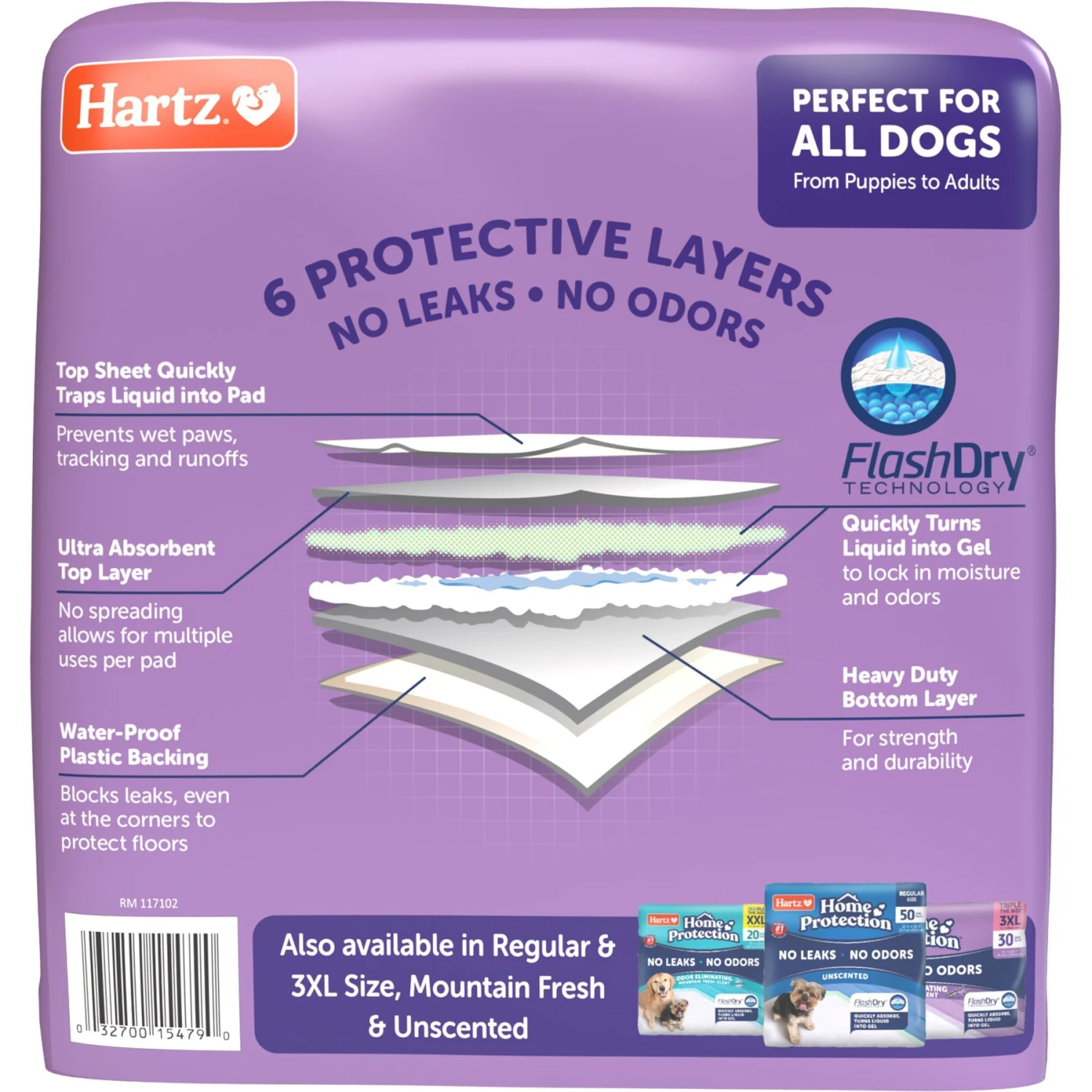 Hartz Home Protection No Odor No Leaks Lavender Scented XX-Large Dog Pads - Image 8