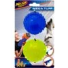 Nerf Dog Mega Tuff ULTRA Translucent TPR Sonic Ball Dog Toy, 2.5-in, 2 Count