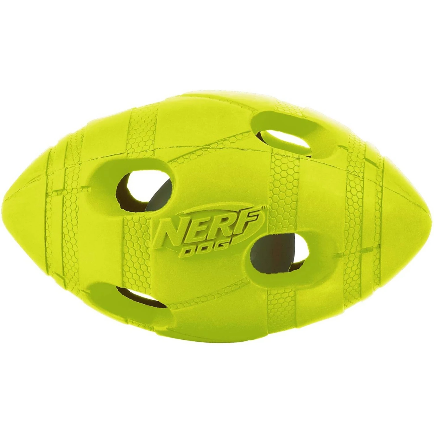 Nerf Dog Light Up LED Bash Football Dog Toy, 4-in - Image 2