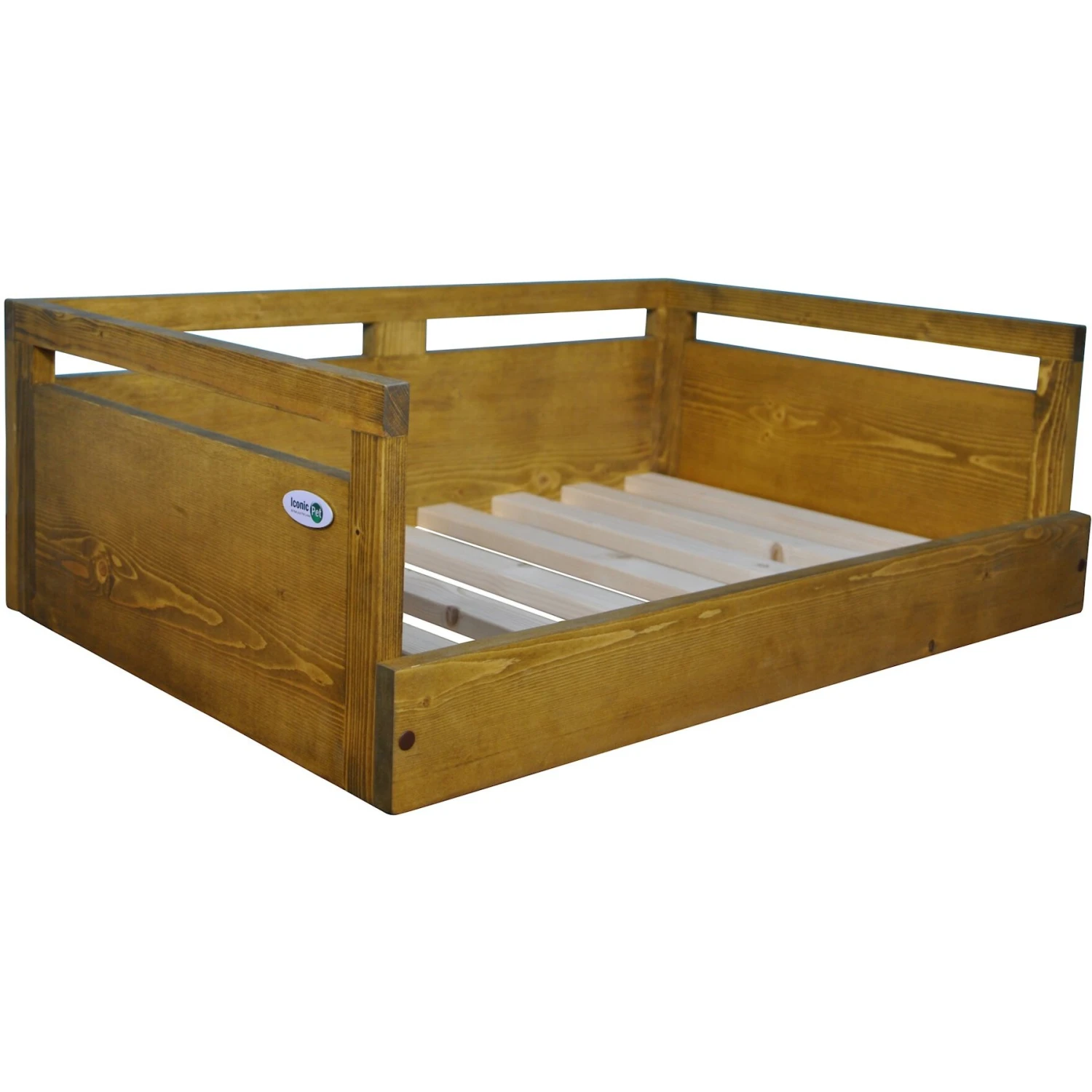 Iconic Pet Sassy Paws Wooden Sofa Cat & Dog Bed With Removable Cover - Image 3