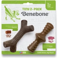 Benebone Bacon Flavor Tough Dog Chew Toy