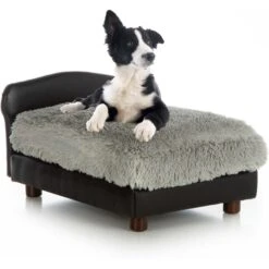Club Nine Pets Modern Sofa Cat & Dog Bed, Black