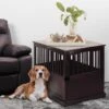 Casual Home End Table Dog Crate