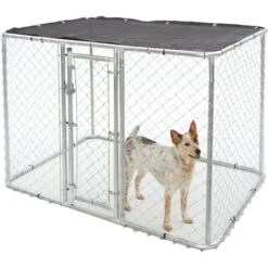 MidWest K9 Steel Chain Link Portable Outdoor Dog Kennel