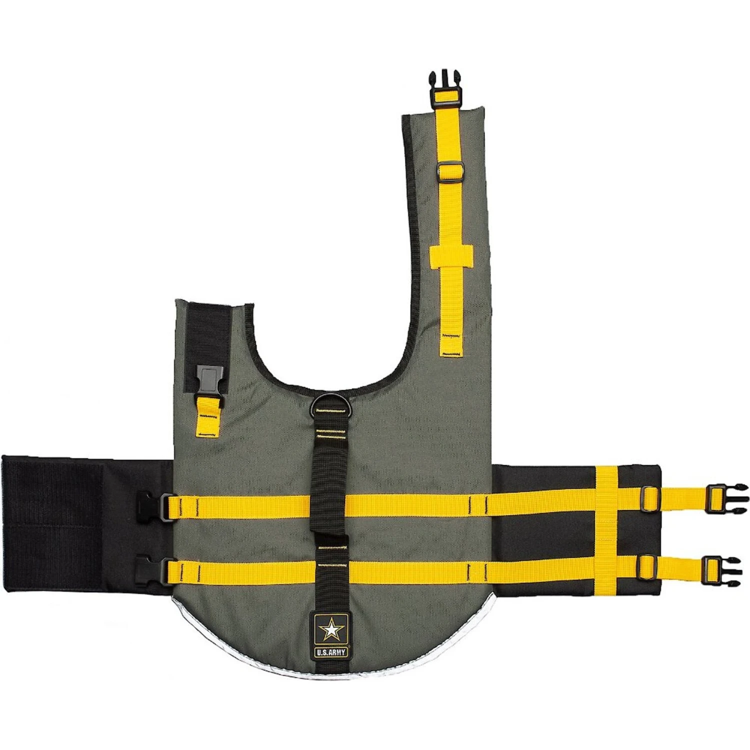 US ARMY Dog Life Vest, Dark Camo - Image 2
