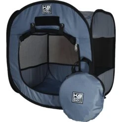 K9 Sport Sack Kennel Pop-Up Dog & Cat Tent, Grey