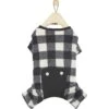 Wagatude Black Buffalo Plaid Dog Pajama