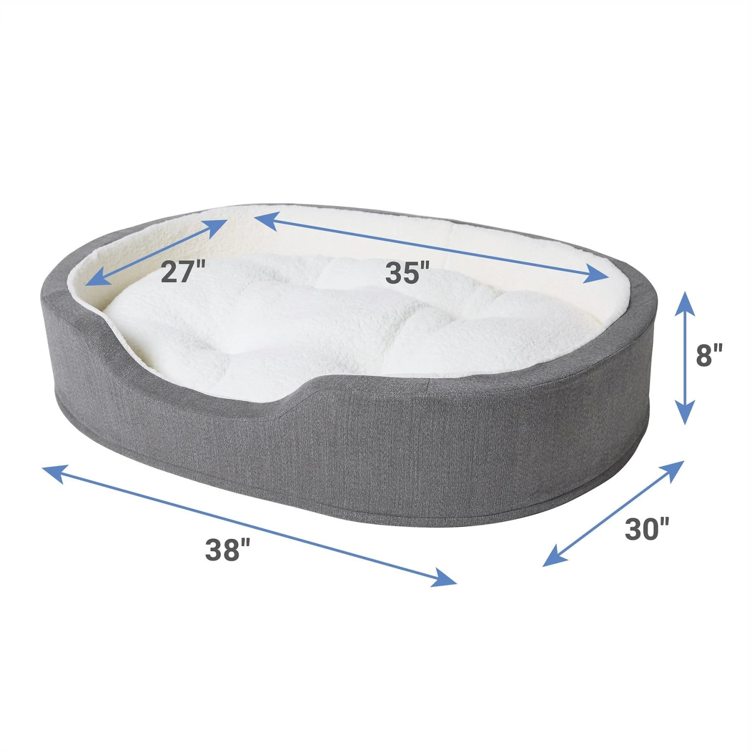 Frisco Bolster Cat & Dog Bed - Image 2