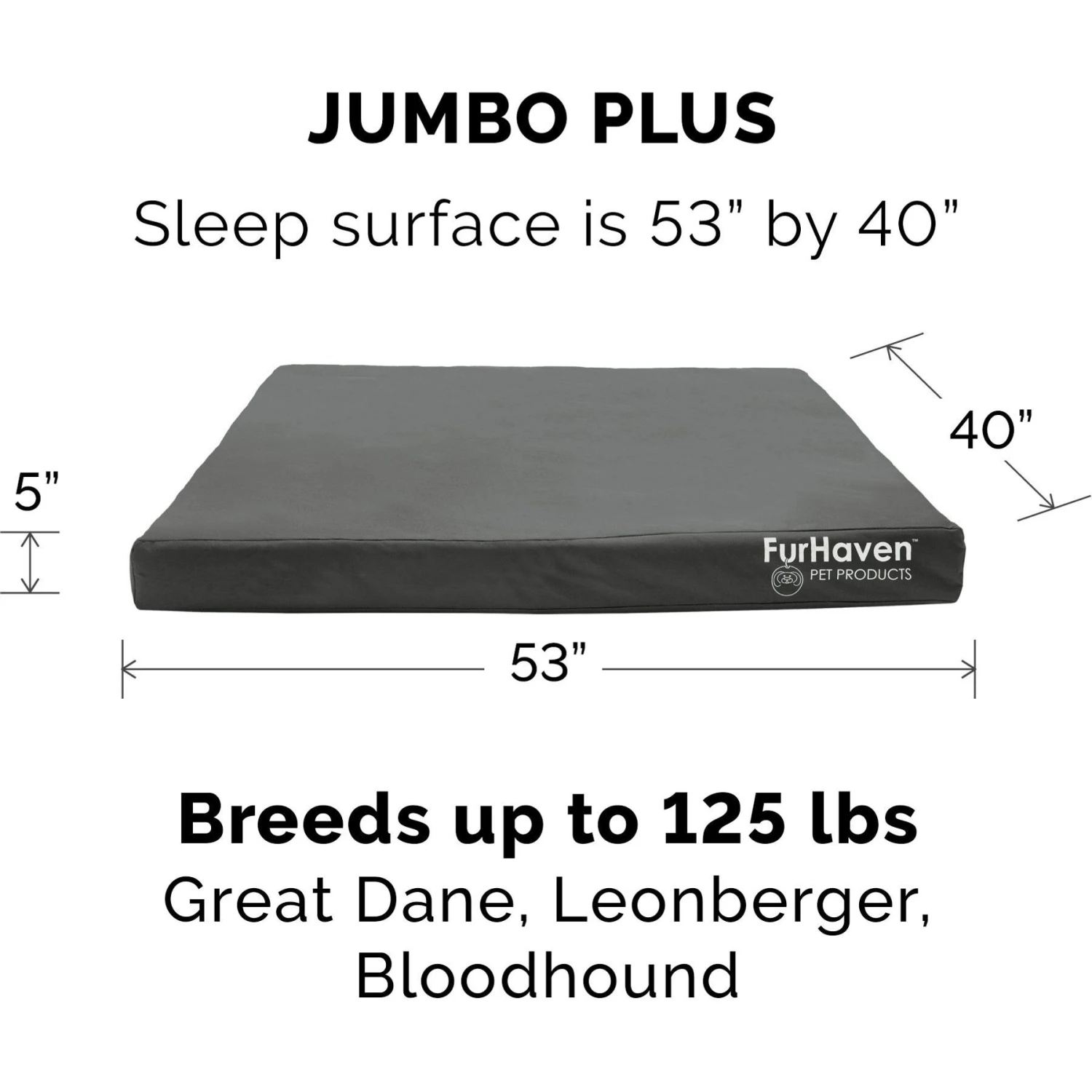 FurHaven Deluxe Oxford Memory Foam Indoor/Outdoor Dog & Cat Bed With Removable Cover - Image 5