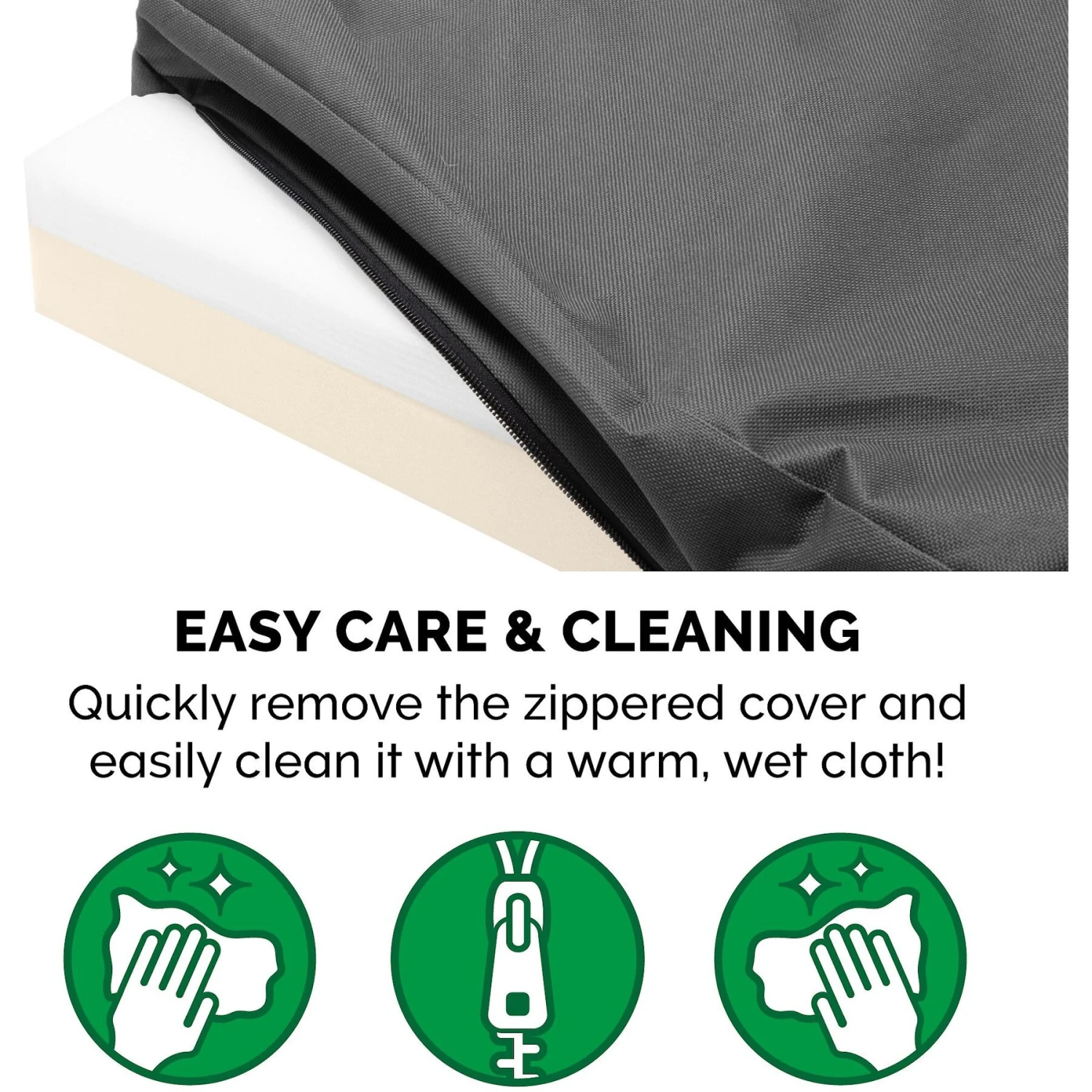 FurHaven Deluxe Oxford Memory Foam Indoor/Outdoor Dog & Cat Bed With Removable Cover - Image 8