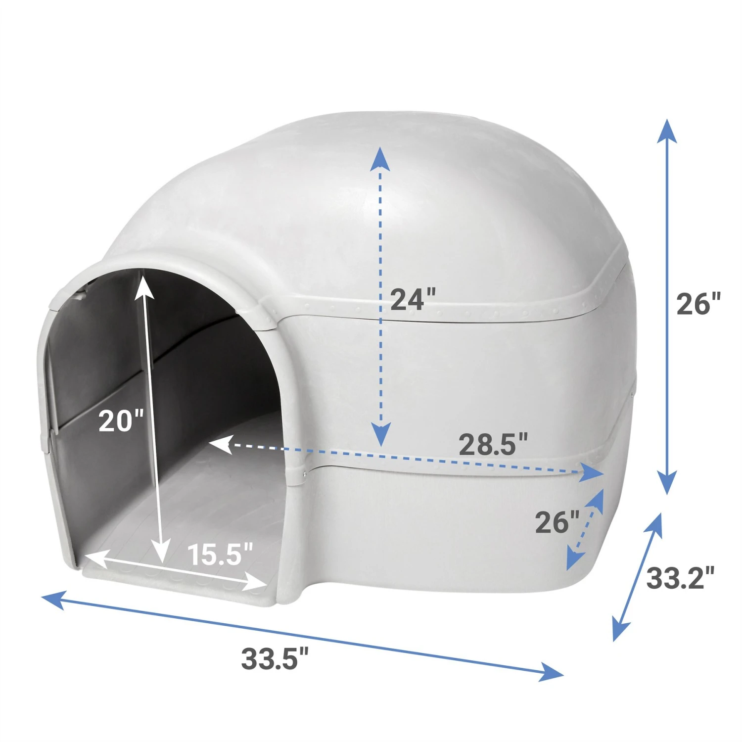Frisco Dome Dog House - Image 2