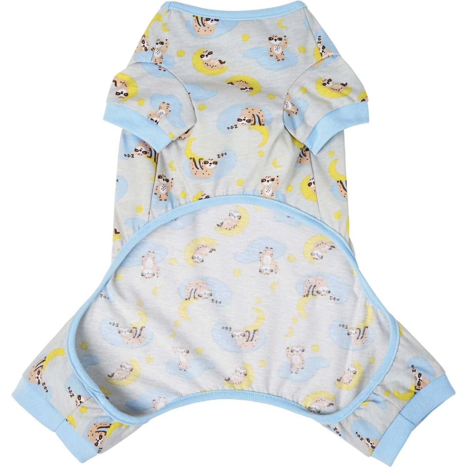 Frisco Sleepy Sloths Dog & Cat Jersey PJs - Image 4