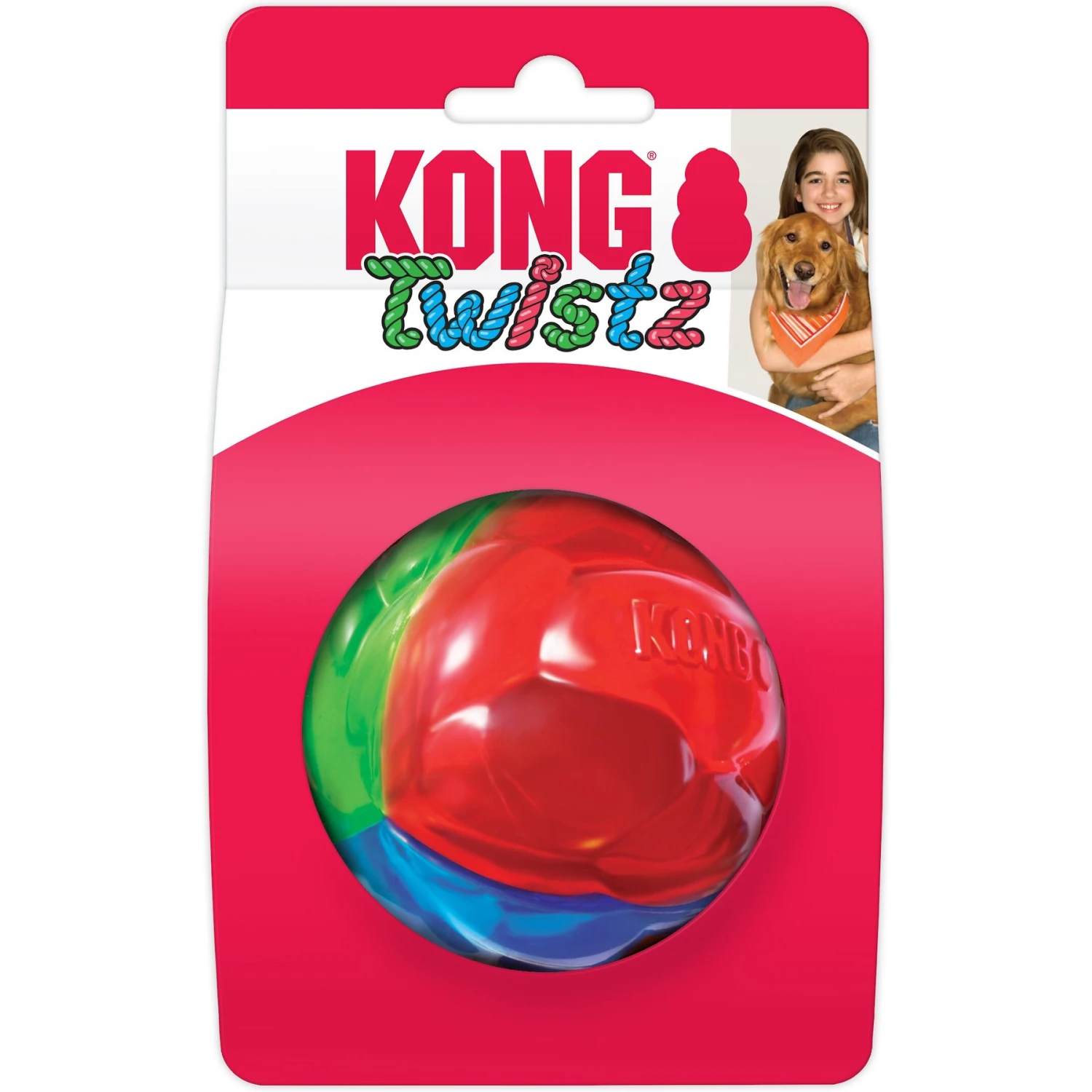 KONG Twistz Ball Dog Toy - Image 3