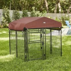 Two By Two Dog Kennel, Black Diamond, 48-in