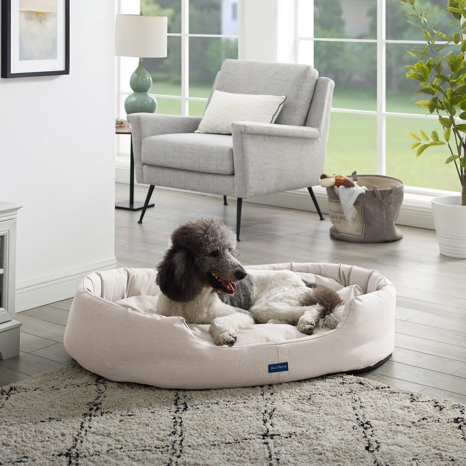 Sam's Pets Missy Round Dog Bed - Image 2