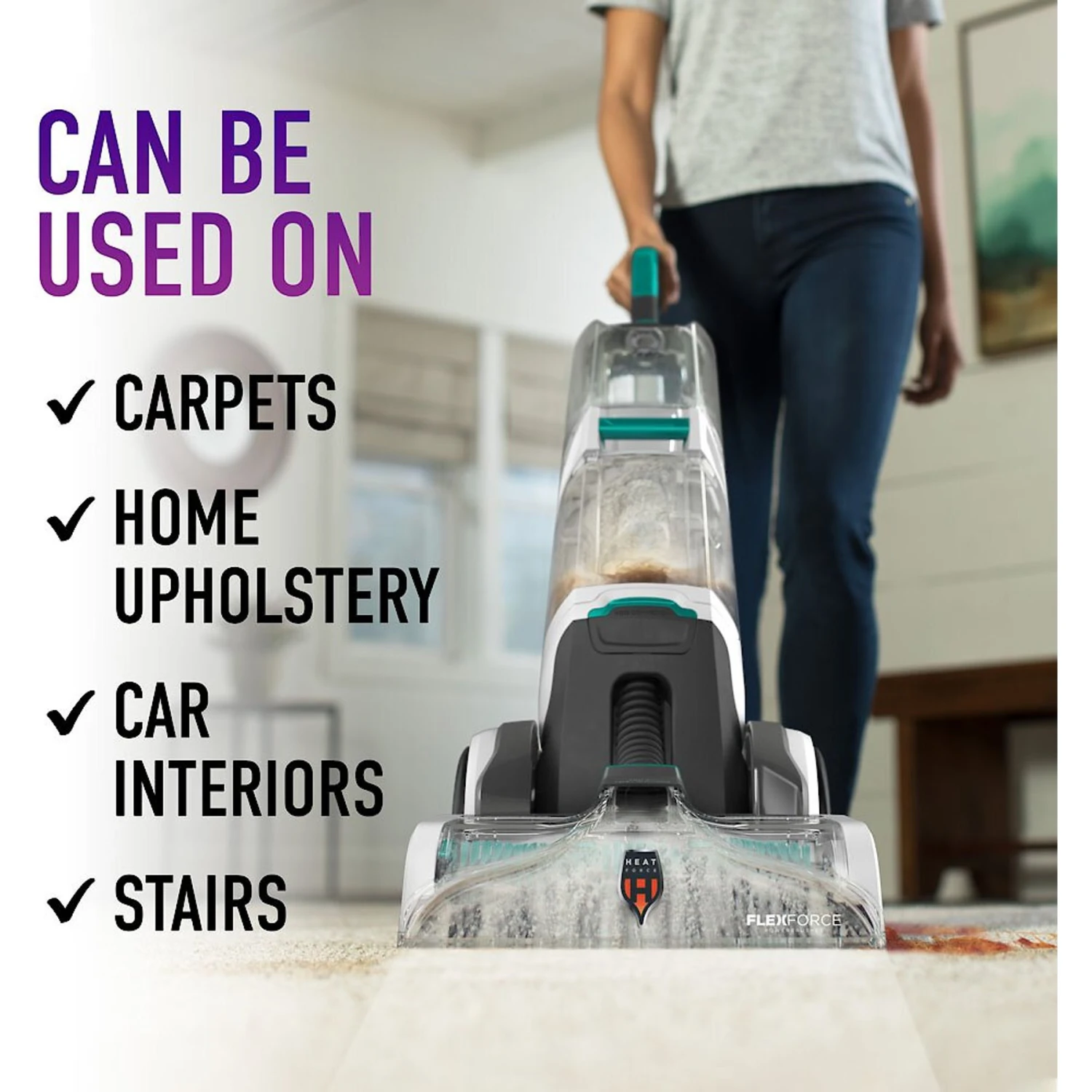 Hoover Paws & Claws Cotton Breeze Carpet Cleaning Formula, 64-oz Bottle - Image 7