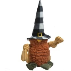 HuggleHounds Harvest Gnome Knottie Plush Dog Toy