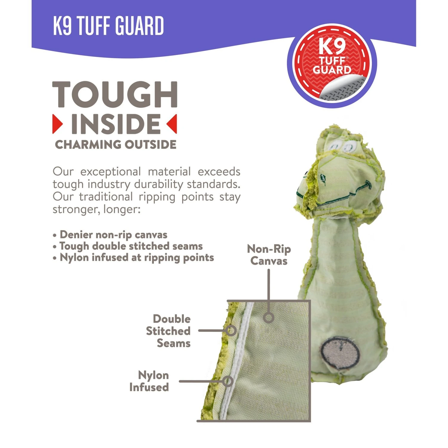 Charming Pet Cuddly Climbers Monkey Plush Dog Toy, Brown, Small - Image 2