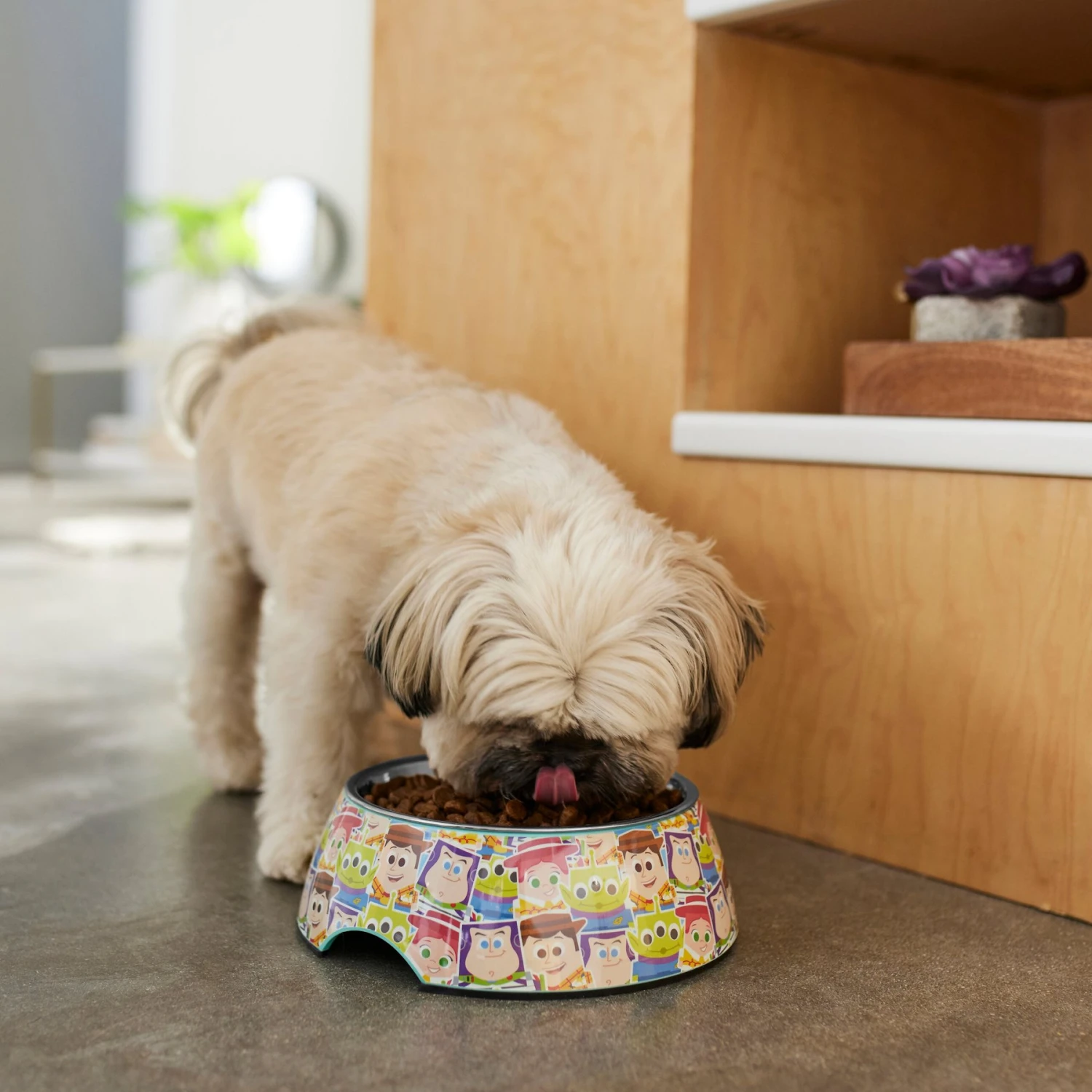 Pixar Toy Story Non-Skid Stainless Steel With Melamine Stand Dog & Cat Bowl - Image 3