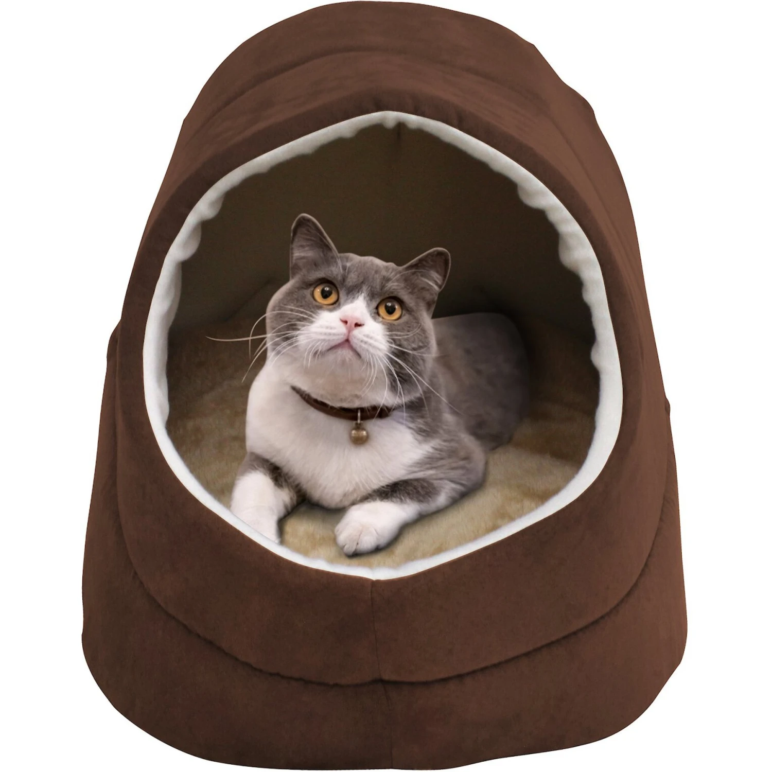 Jespet Cave Covered Cat & Dog Bed - Image 3