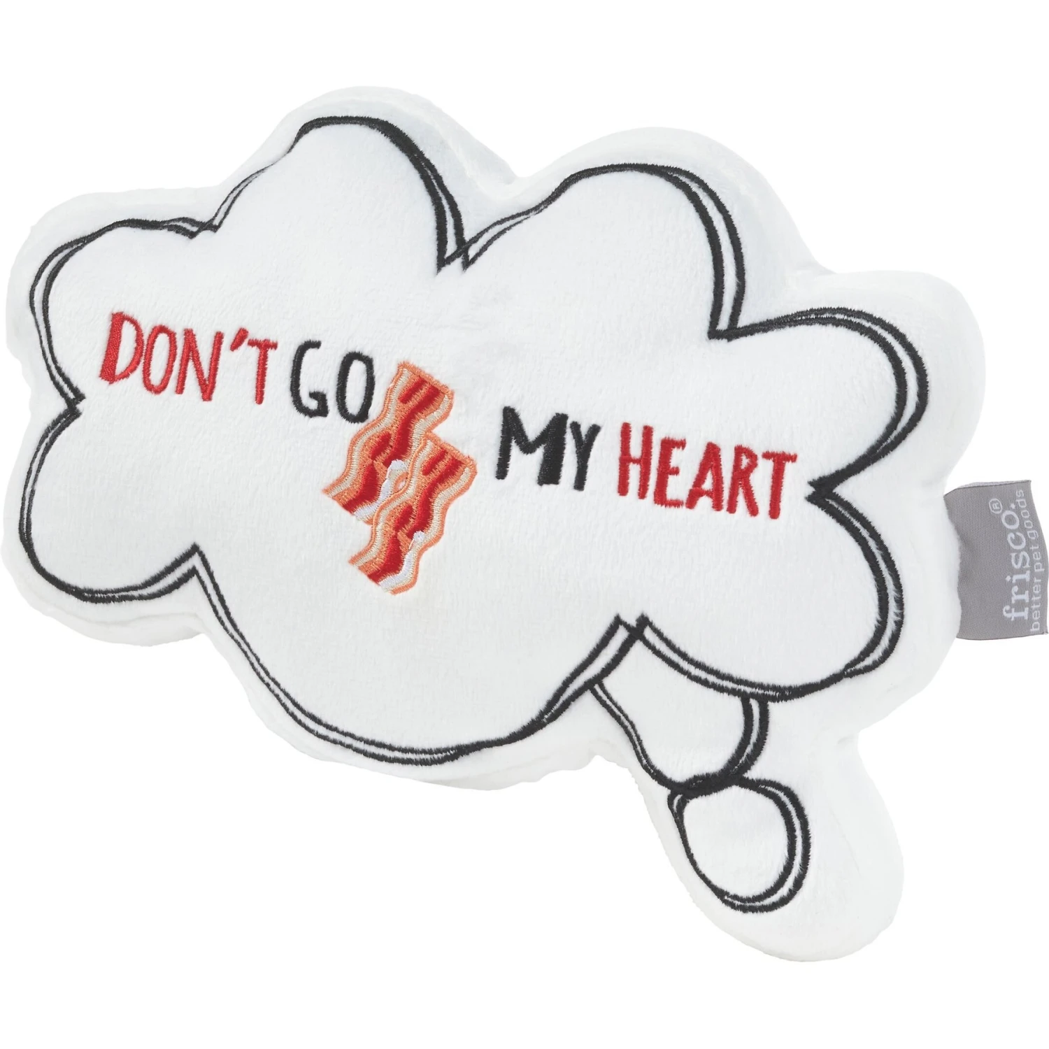 Frisco Brunch Word Bubble Plush Squeaky Dog Toy